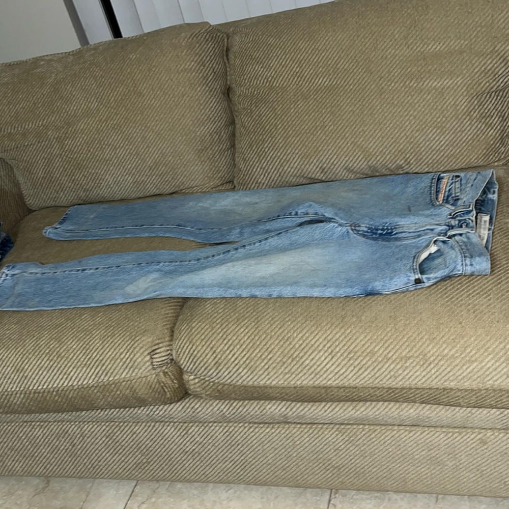 Women’s Blue Jeans.  Says 26 on label  high rise  on stomach